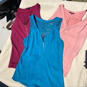 Bundle of 3 Express tank tops